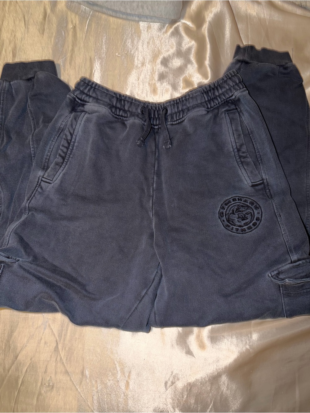 Gymshark washed blue Jogger Pants